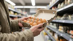 Warum liegen Eier im Laden mit dem spitzen Ende nach unten – und was passiert, wenn man sie anders lagert?