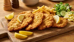 Schnitzel mit perfekter Kruste: die Technik, die in Restaurants verwendet wird